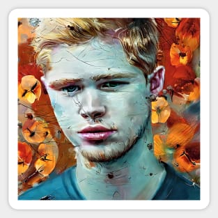 Portrait of Kevin De Bruyne Sticker